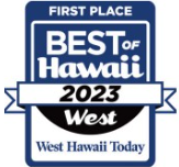 West Hawaii Today Best of Hawai‘i West first-place badge