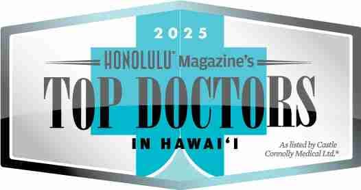 Honolulu Magazine 2025 Top Doctors in Hawai‘i badge