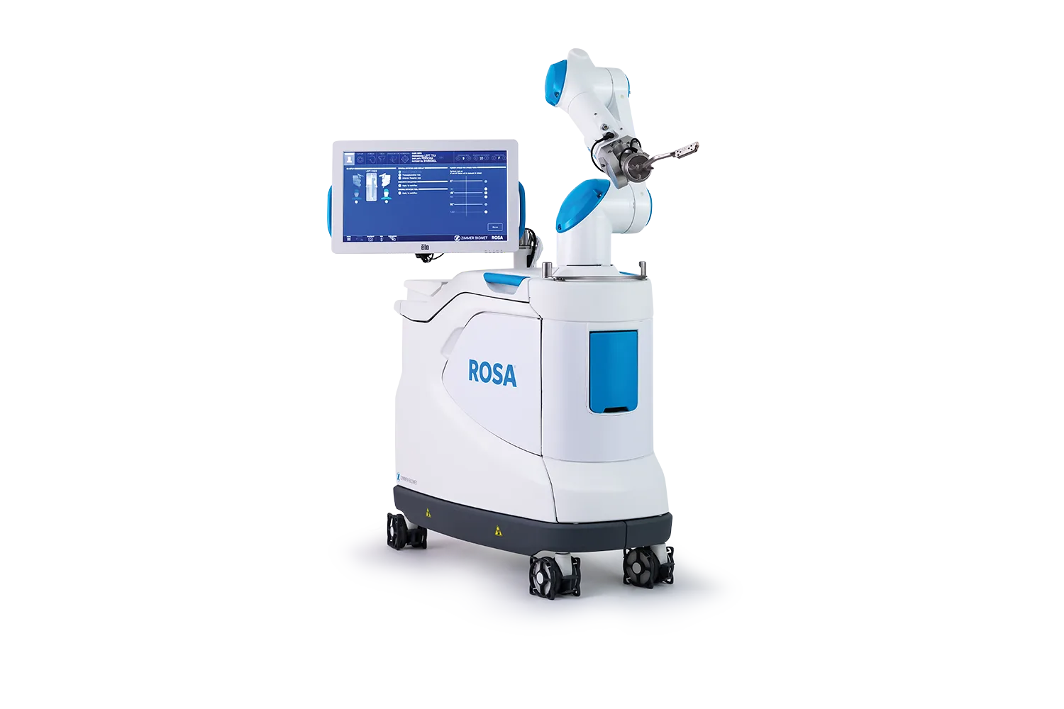 Zimmer Biomet ROSA Knee robotic surgical assistant used for robotic-assisted knee replacement.