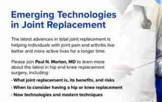 Modern Hip and Knee Surgery