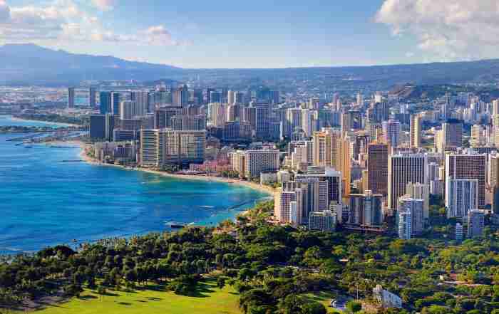 View of Honolulu City