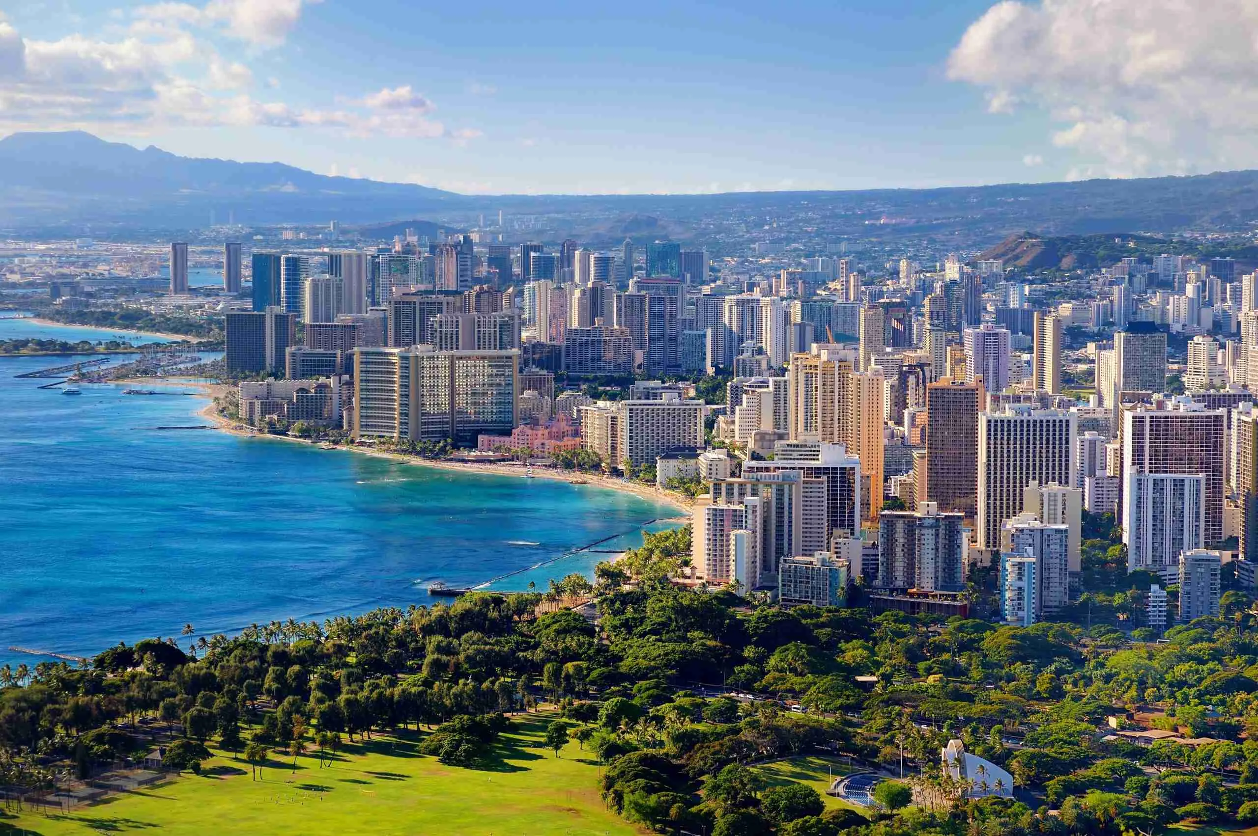 View of Honolulu City