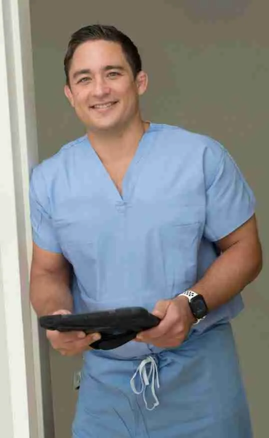 Dr. Morton with a Tablet Dr. Morton with a Tablet
