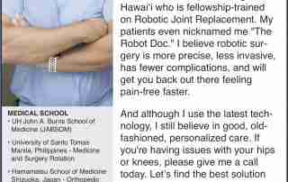 January Midweek Advertisement for Dr. Paul Norio Morton