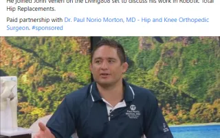 Robotic Total Hip Replacements with “The Robot Doc” 14 Living 808 Robotic Total Hip