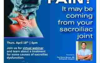 Dr. Morton Patient Webinar poster 4.18.24