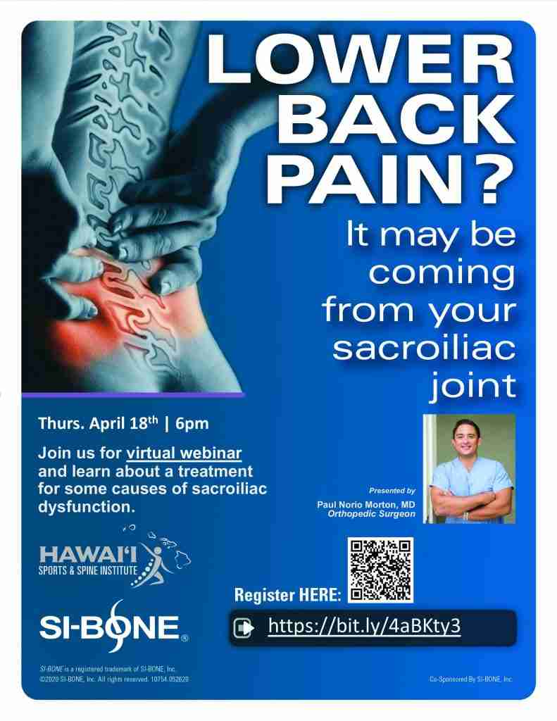 Dr. Morton Patient Webinar poster 4.18.24
